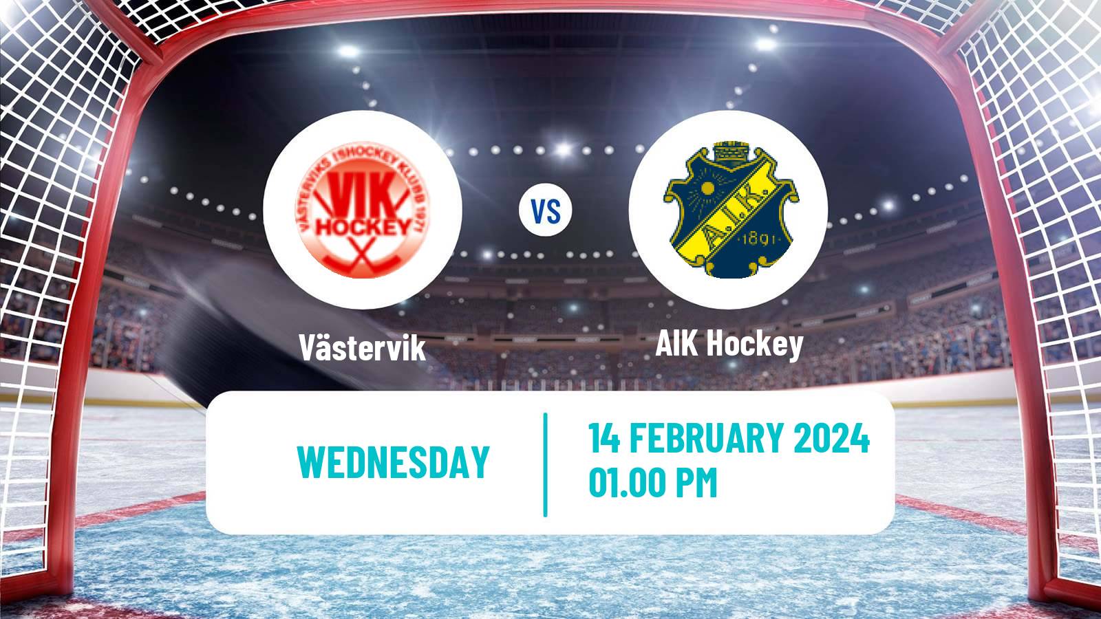 Hockey Swedish Hockey Allsvenskan Västervik - AIK