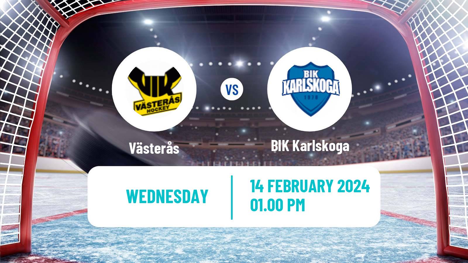 Hockey Swedish Hockey Allsvenskan Västerås - BIK Karlskoga
