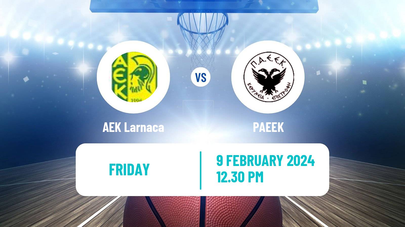 Basketball Cypriot Division A Basketball AEK Larnaca - PAEEK