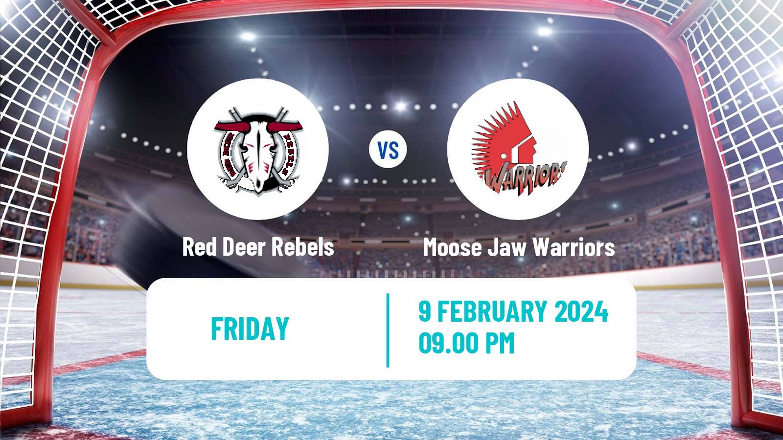 Hockey WHL Red Deer Rebels - Moose Jaw Warriors