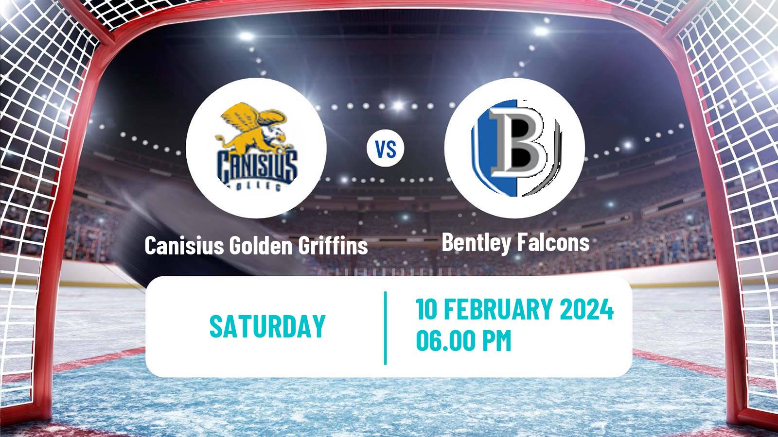 Hockey NCAA Hockey Canisius Golden Griffins - Bentley Falcons