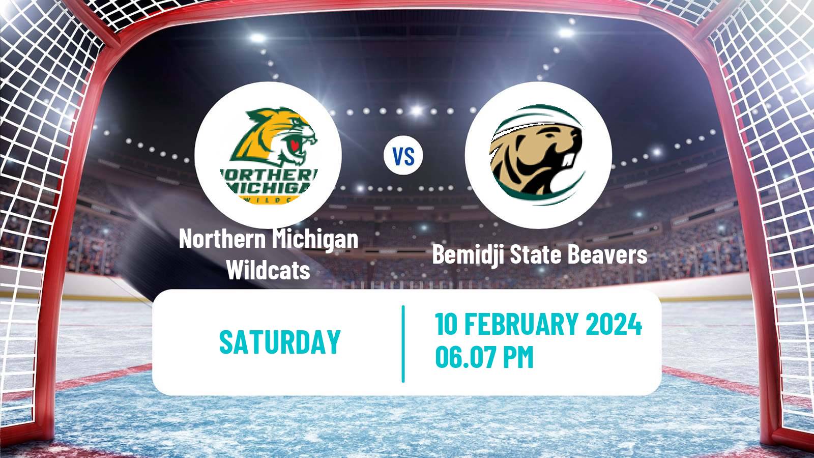 Hockey NCAA Hockey Northern Michigan Wildcats - Bemidji State Beavers