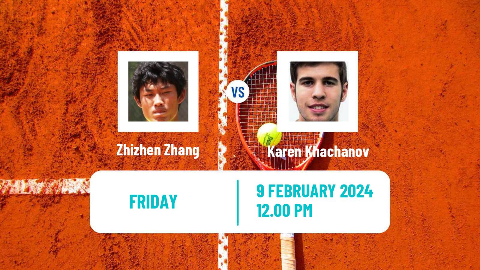 Tennis ATP Marseille Zhizhen Zhang - Karen Khachanov