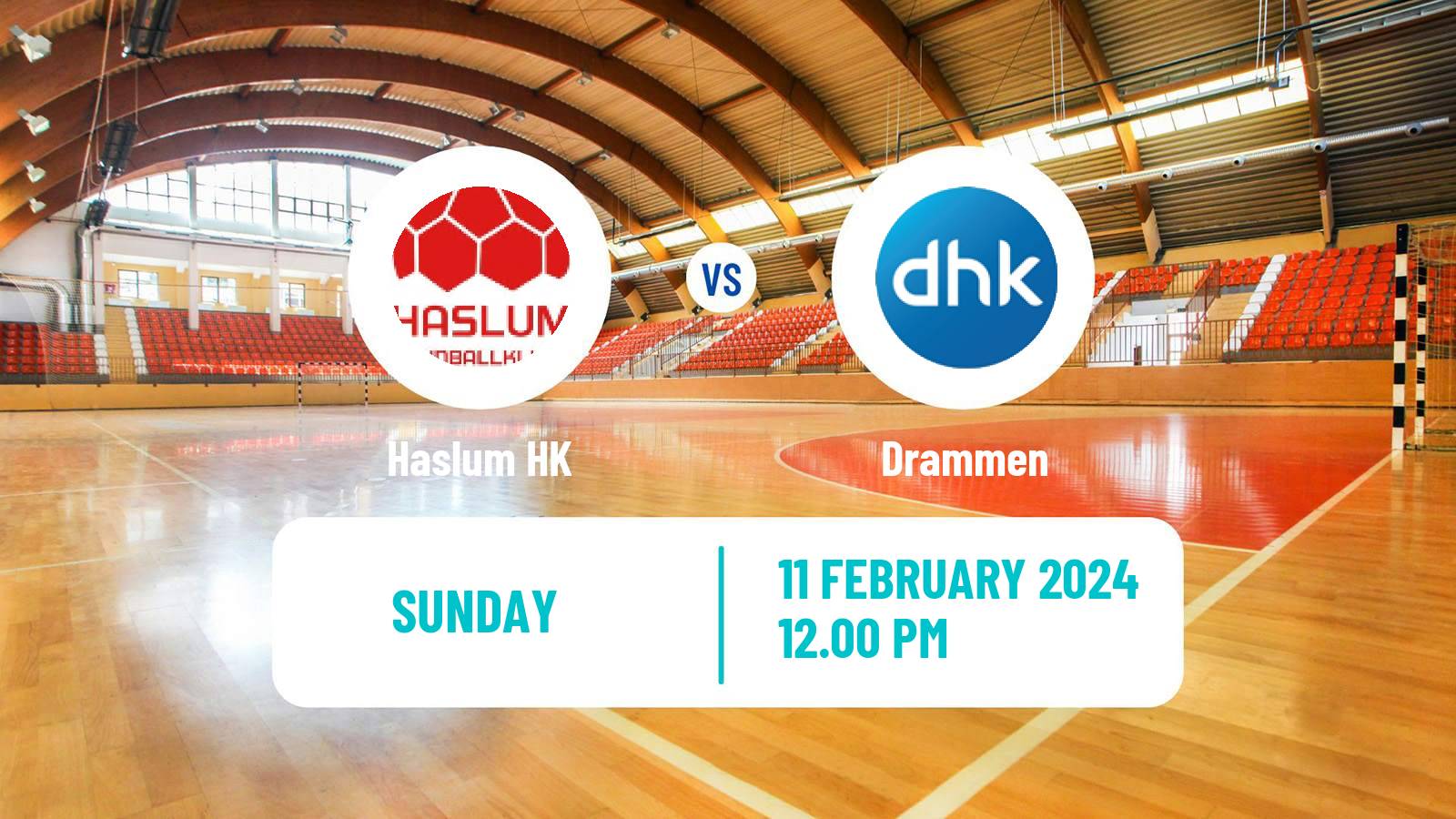 Handball Norwegian Eliteserien Handball Haslum HK - Drammen