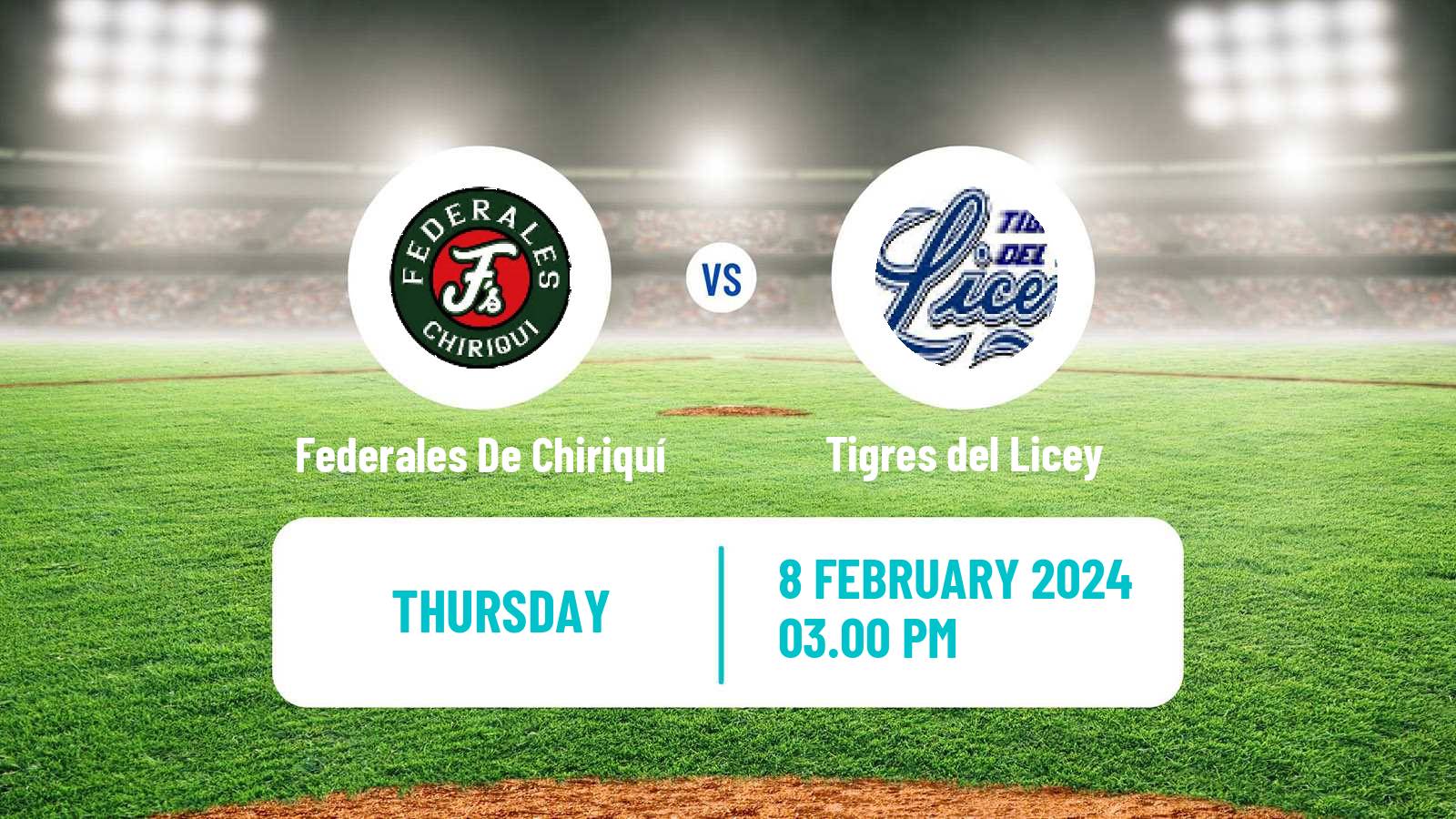 Baseball Baseball Caribbean Series Federales De Chiriquí - Tigres del Licey