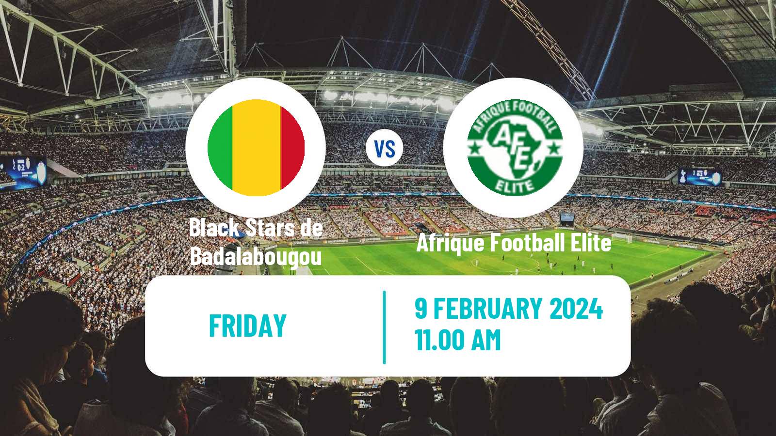 Soccer Malian Première Division Black Stars de Badalabougou - Afrique Football Elite