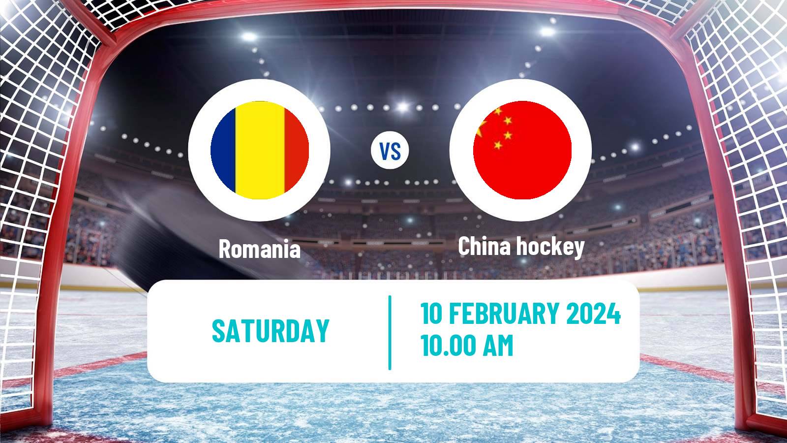Hockey Winter Olympic Games - Ice Hockey Romania - China
