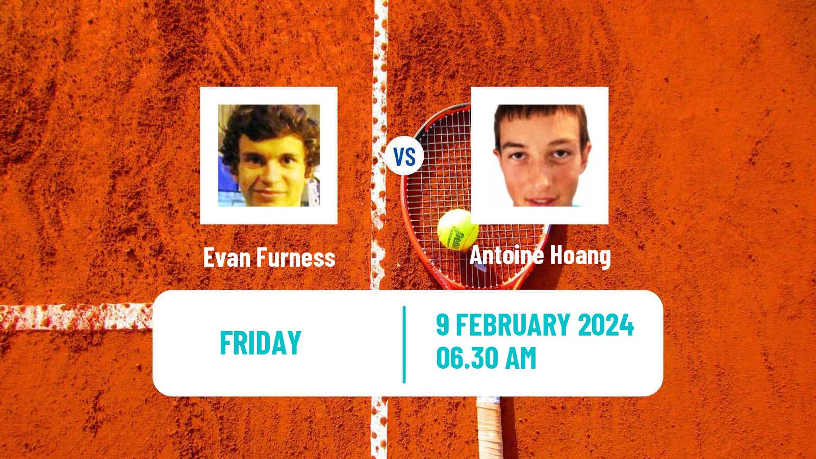 Tennis ITF M15 Grenoble Men Evan Furness - Antoine Hoang