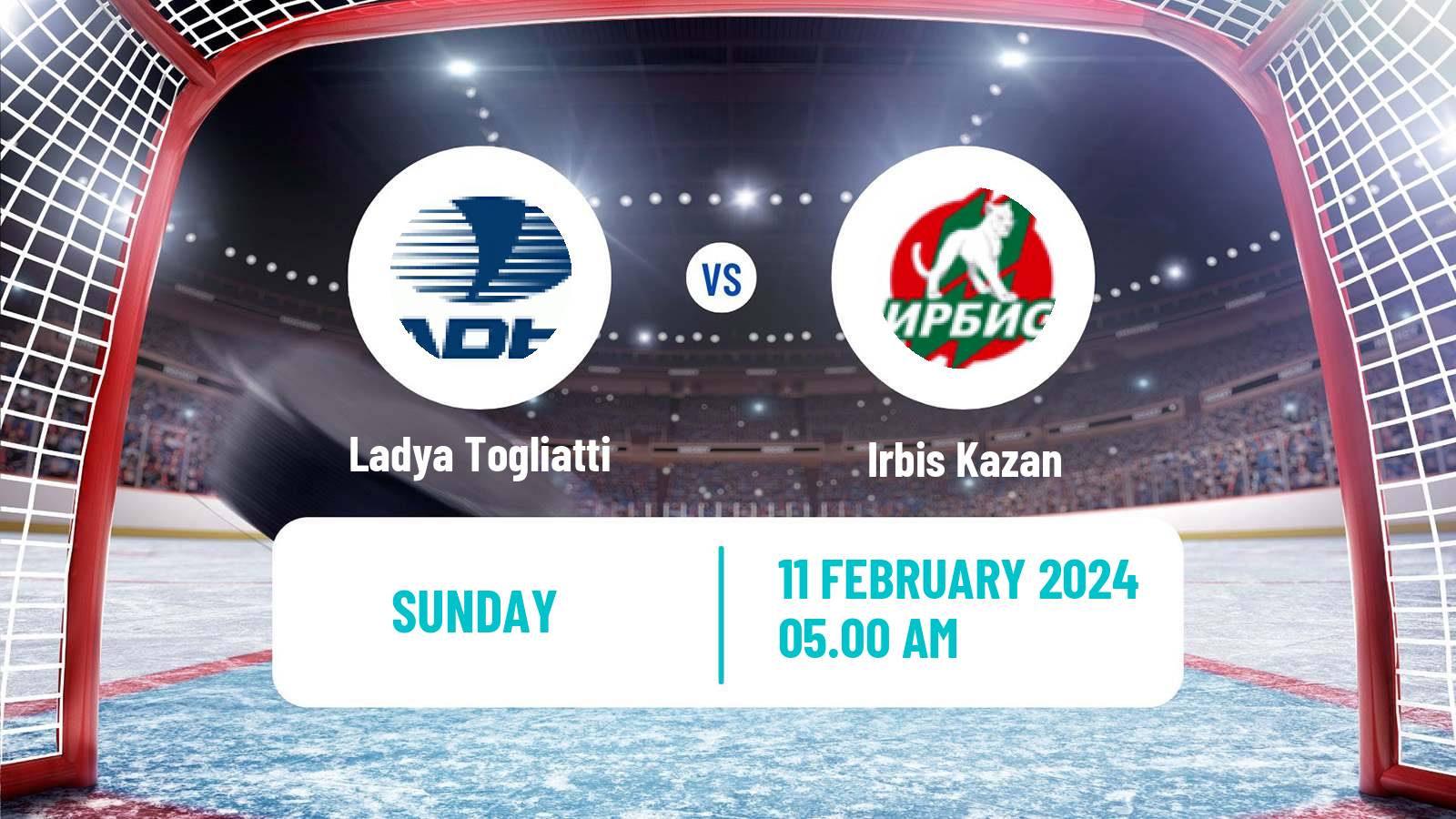 Hockey MHL Ladya Togliatti - Irbis Kazan