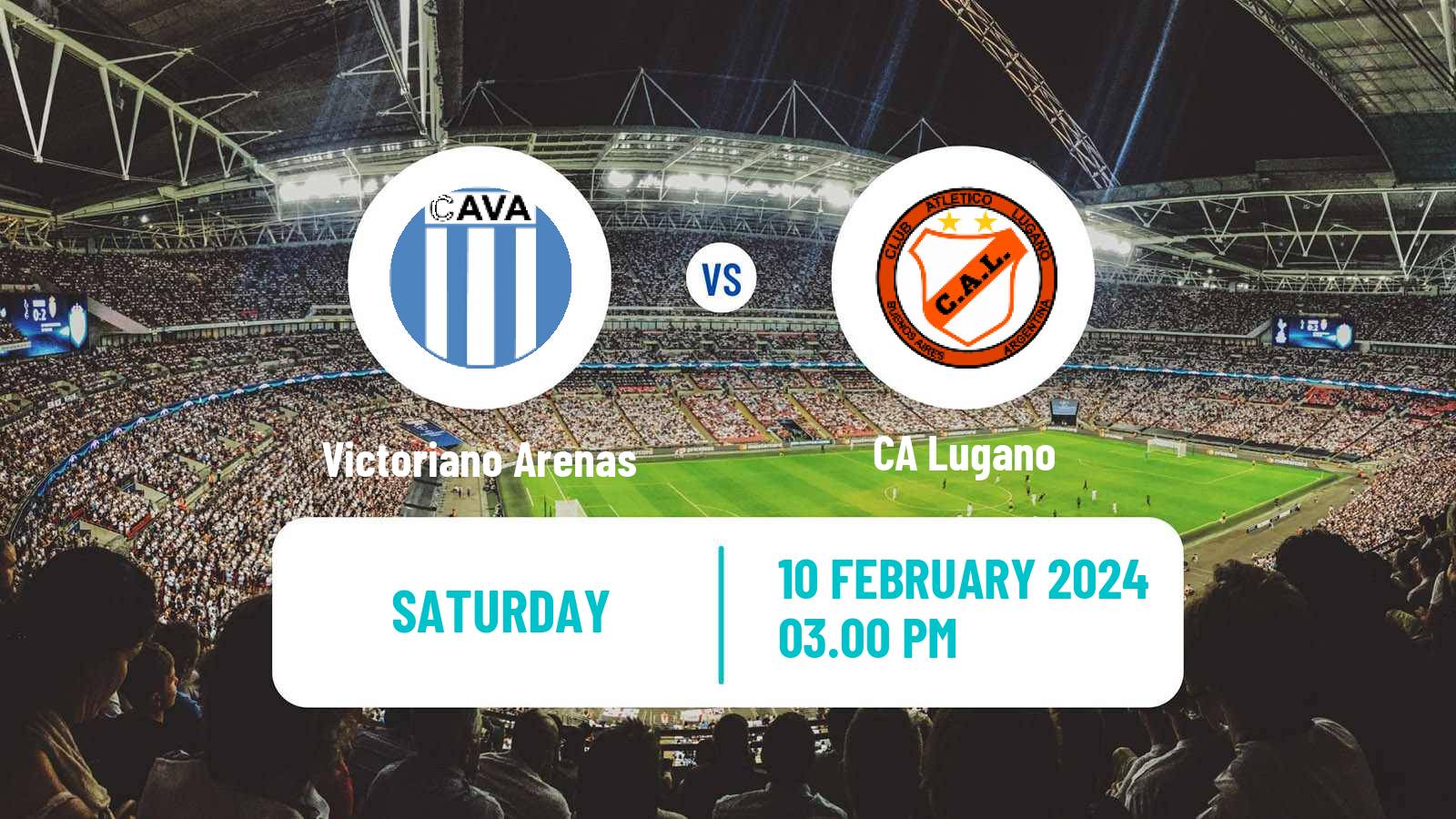 Soccer Argentinian Primera C Victoriano Arenas - Lugano