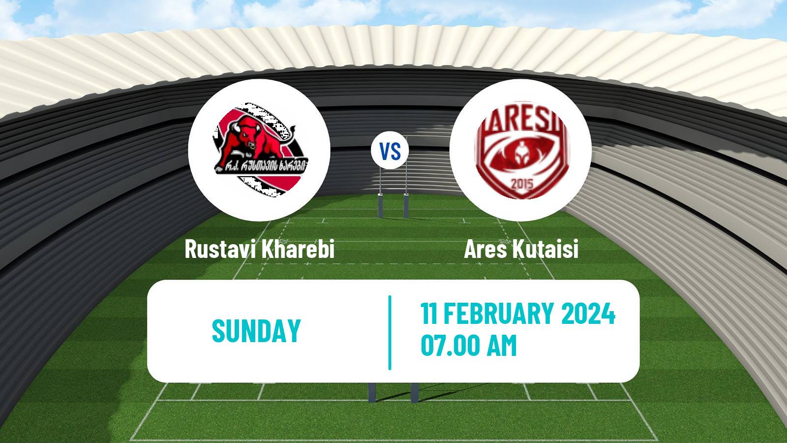 Rugby union Georgian Didi 10 Rustavi Kharebi - Ares Kutaisi