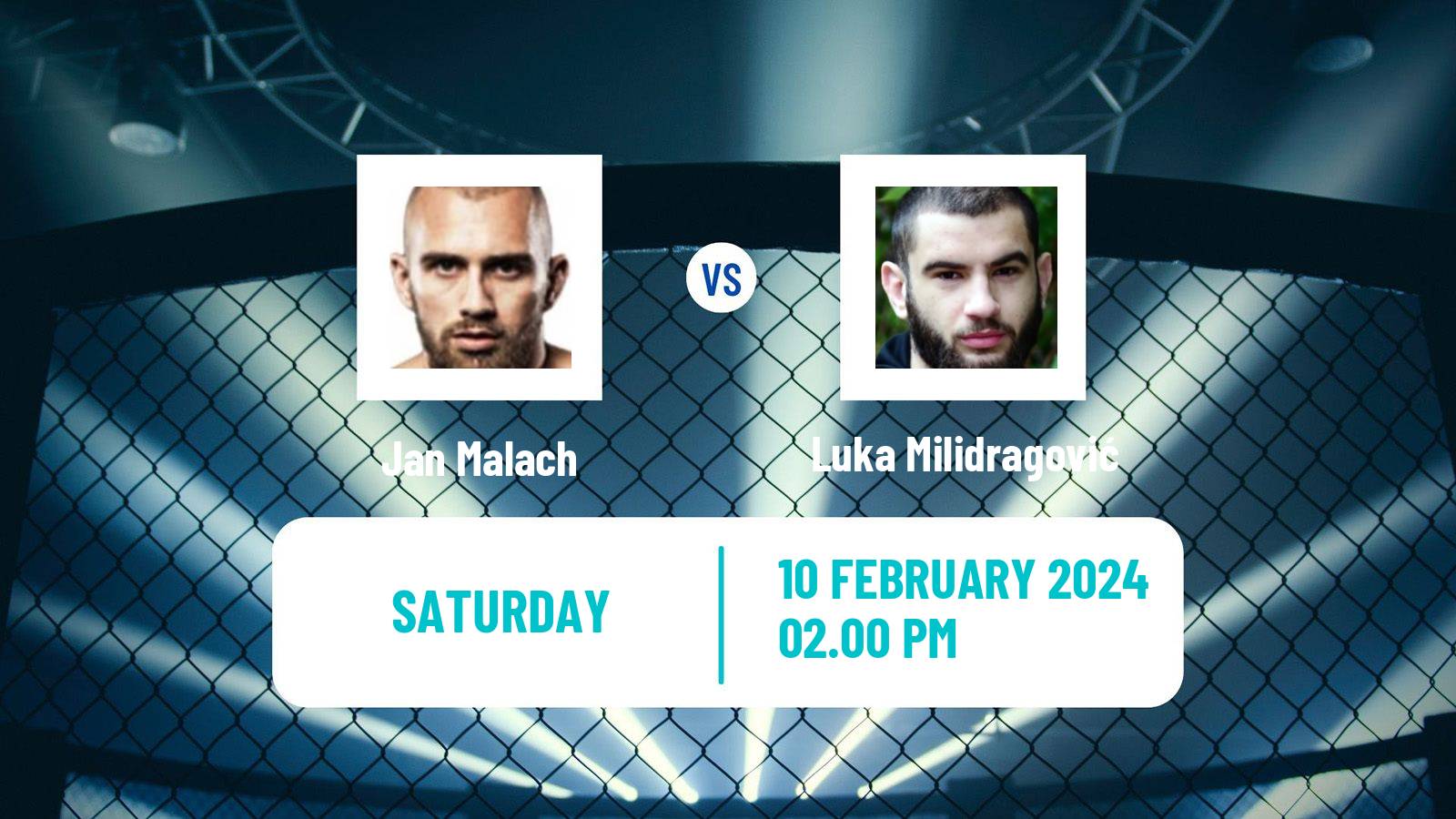 MMA Catchweight Oktagon Men Jan Malach - Luka Milidragović