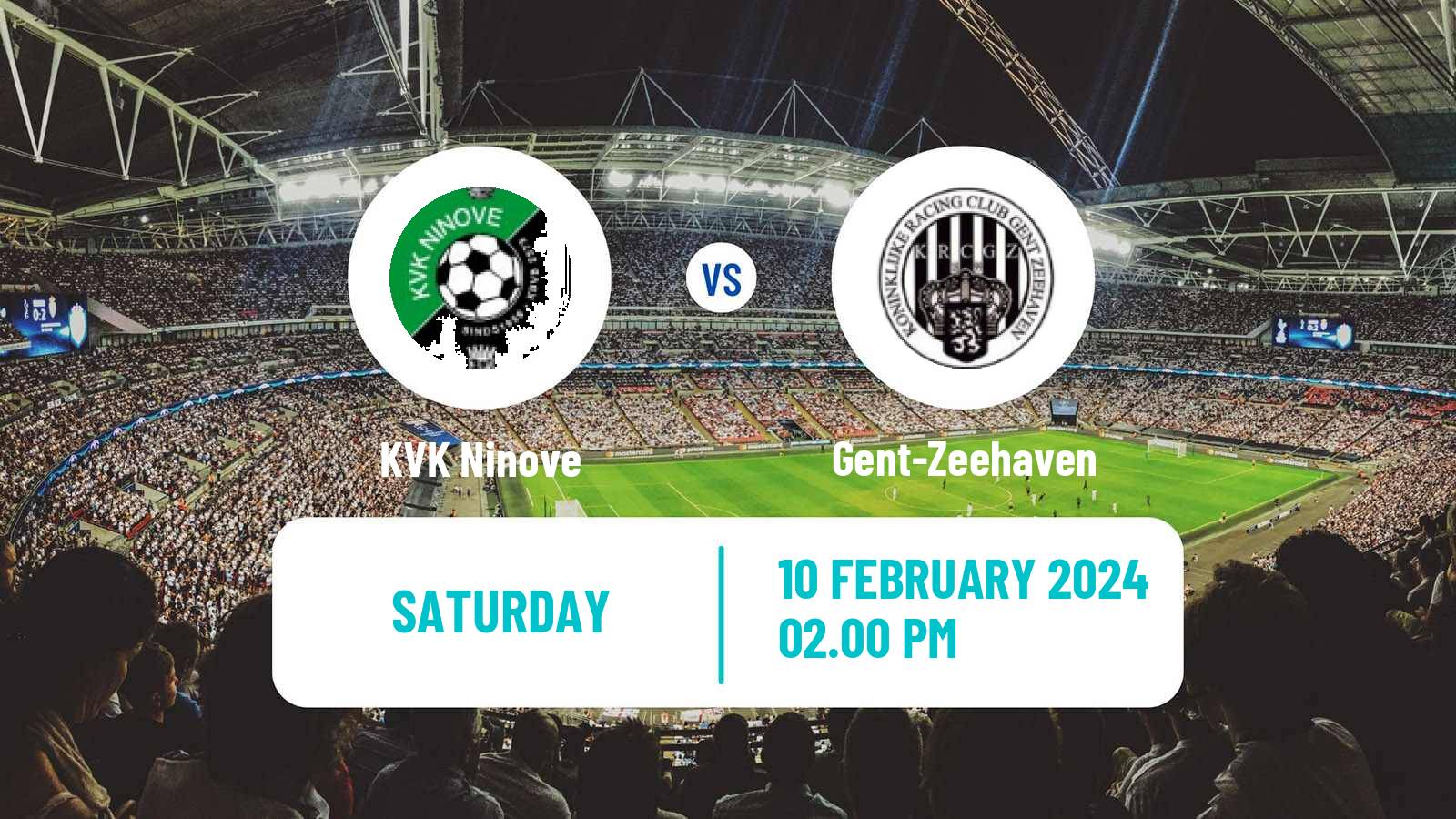 Soccer Belgian Second Amateur Division Group A Ninove - Gent-Zeehaven