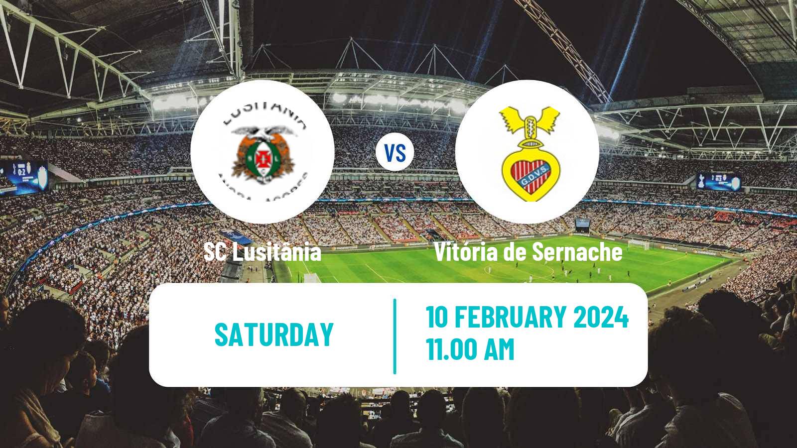 Soccer Campeonato de Portugal - Group C SC Lusitânia - Vitória de Sernache