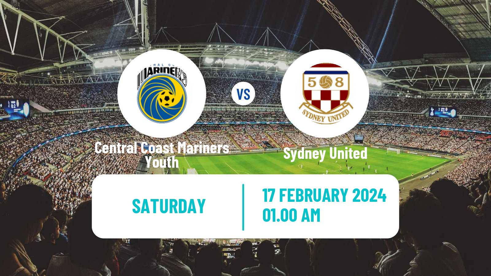 Soccer Australian NPL NSW Central Coast Mariners Youth - Sydney United