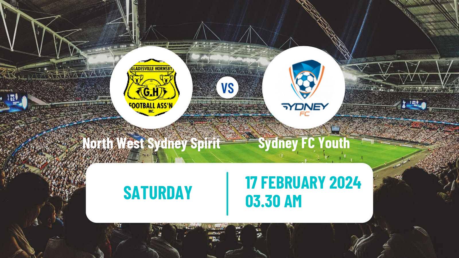 Soccer Australian NPL NSW North West Sydney Spirit - Sydney FC Youth