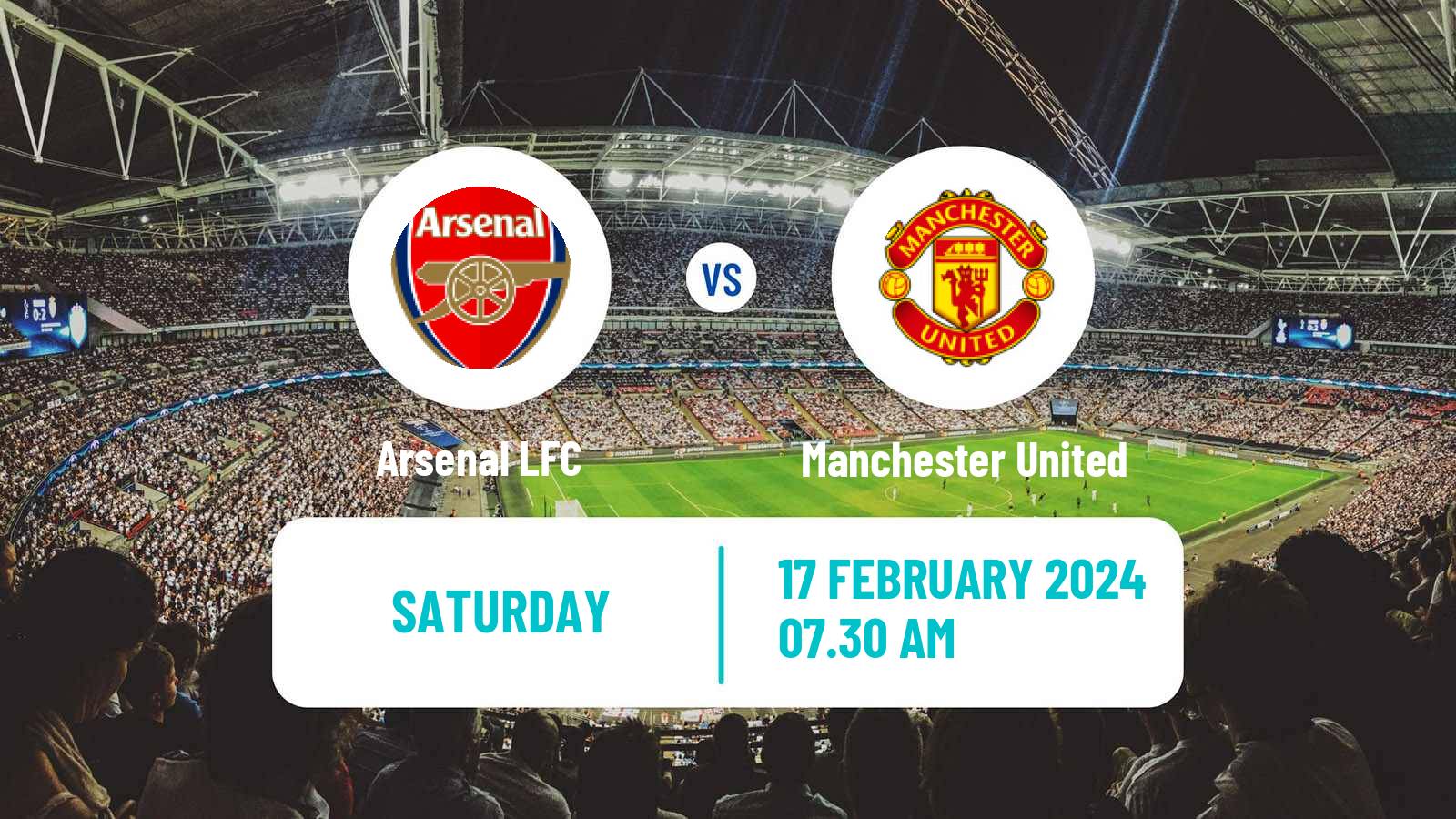 Soccer English WSL Arsenal LFC - Manchester United