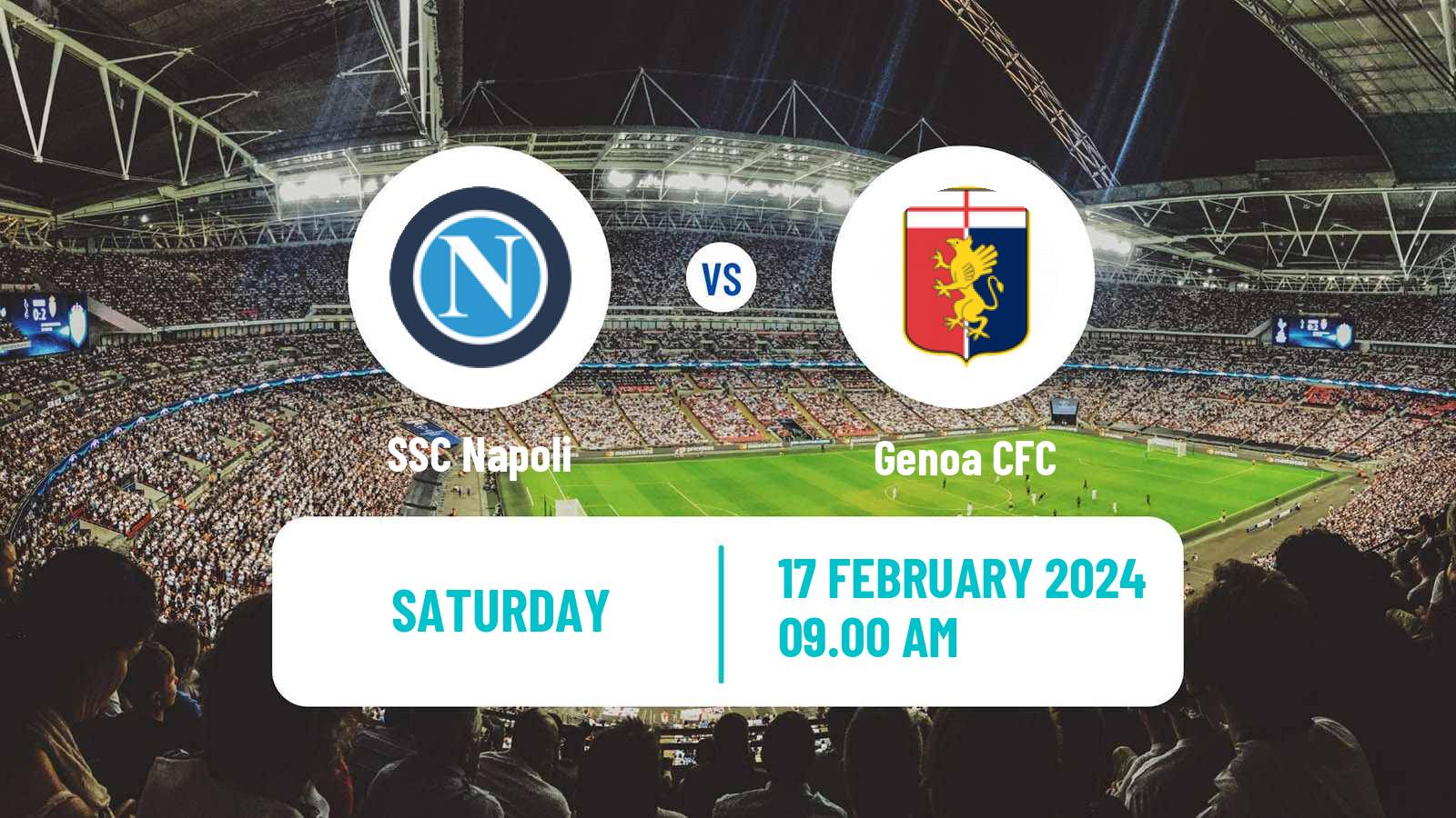 Soccer Italian Serie A Napoli - Genoa