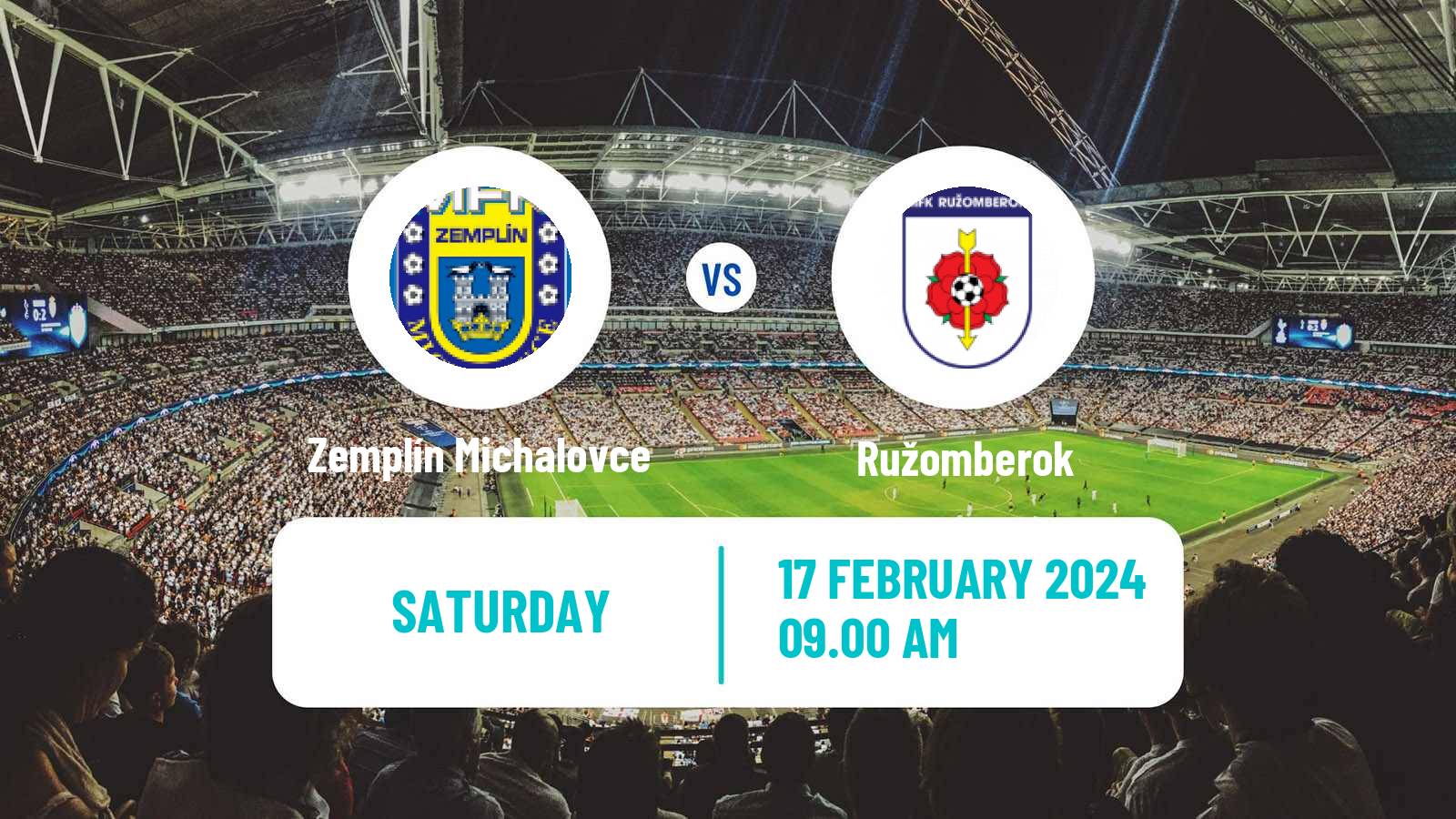 Soccer Slovak Superliga Zemplín Michalovce - Ružomberok