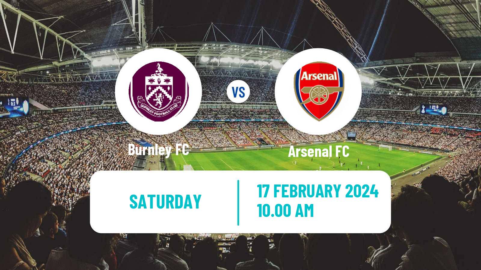 Soccer English Premier League Burnley - Arsenal