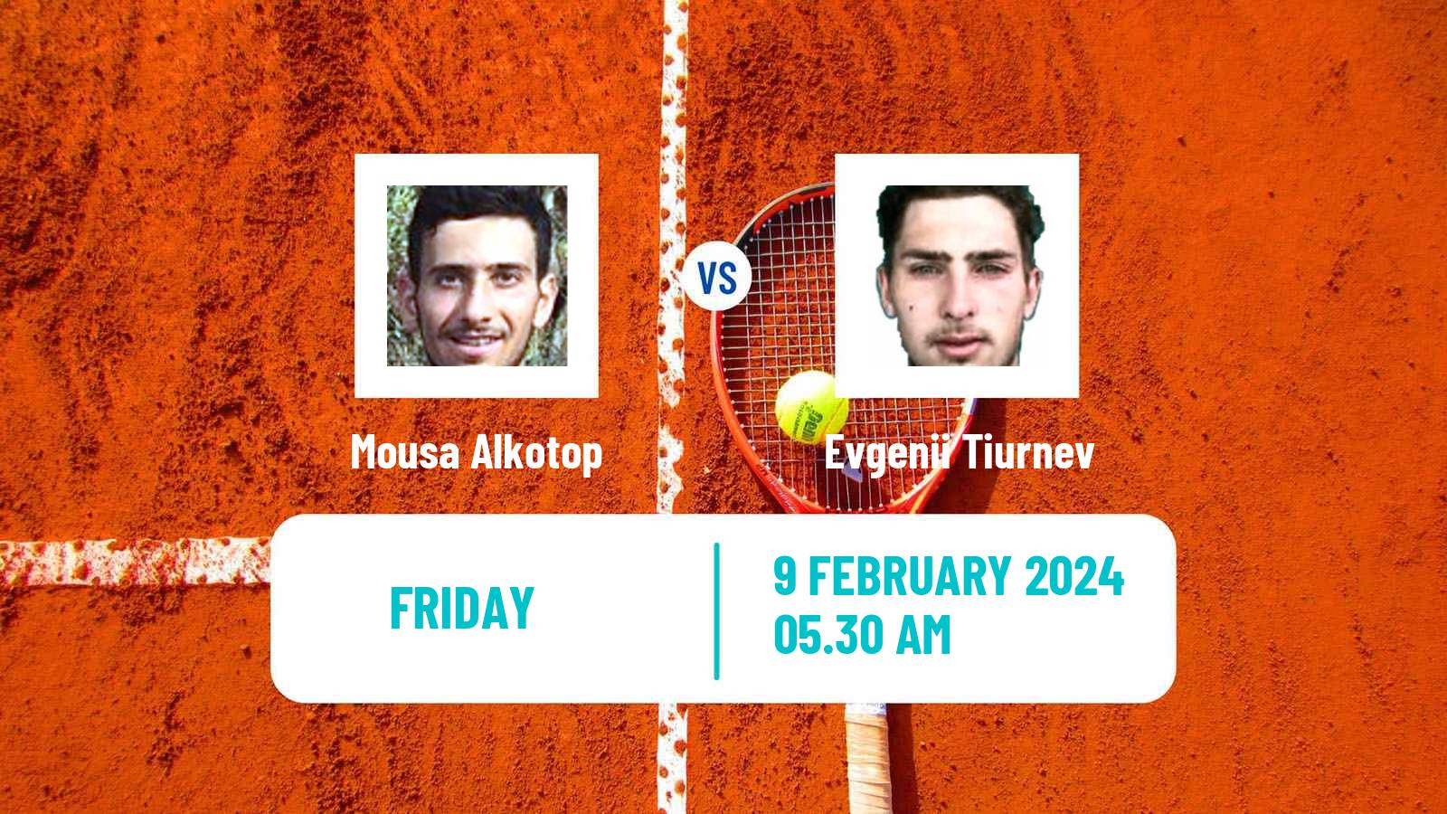 Tennis ITF M15 Monastir 6 Men Mousa Alkotop - Evgenii Tiurnev