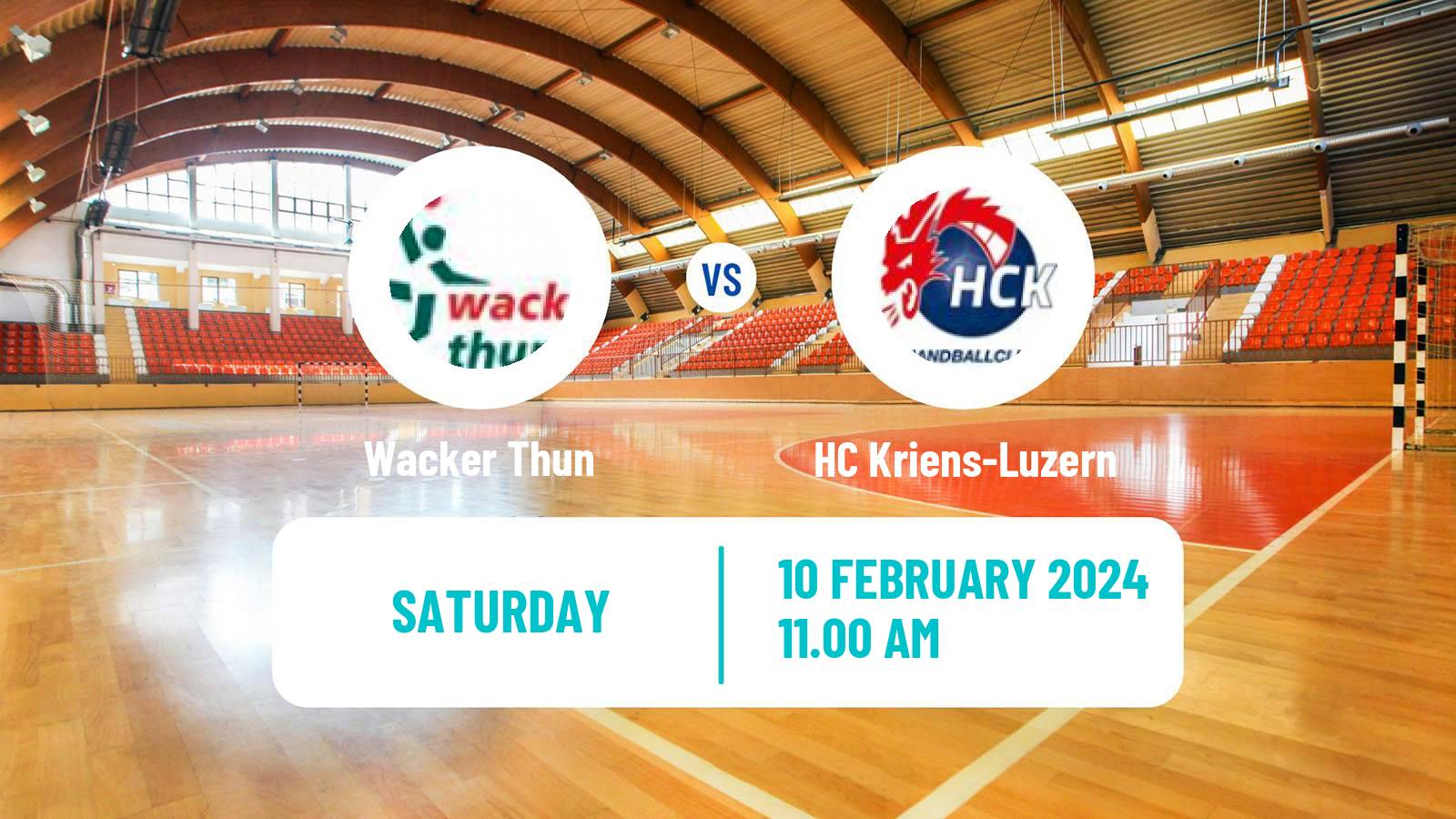 Handball Swiss NLA Handball Wacker Thun - HC Kriens-Luzern