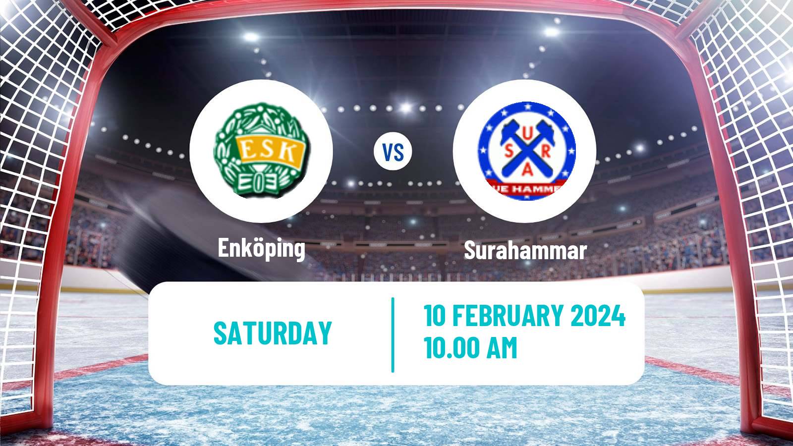 Hockey Swedish HockeyEttan Norra Var Enköping - Surahammar