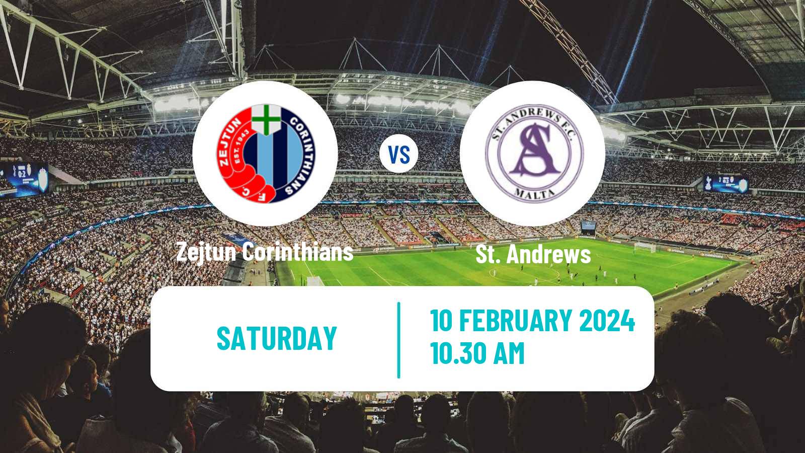 Soccer Maltese Challenge League Zejtun Corinthians - St. Andrews