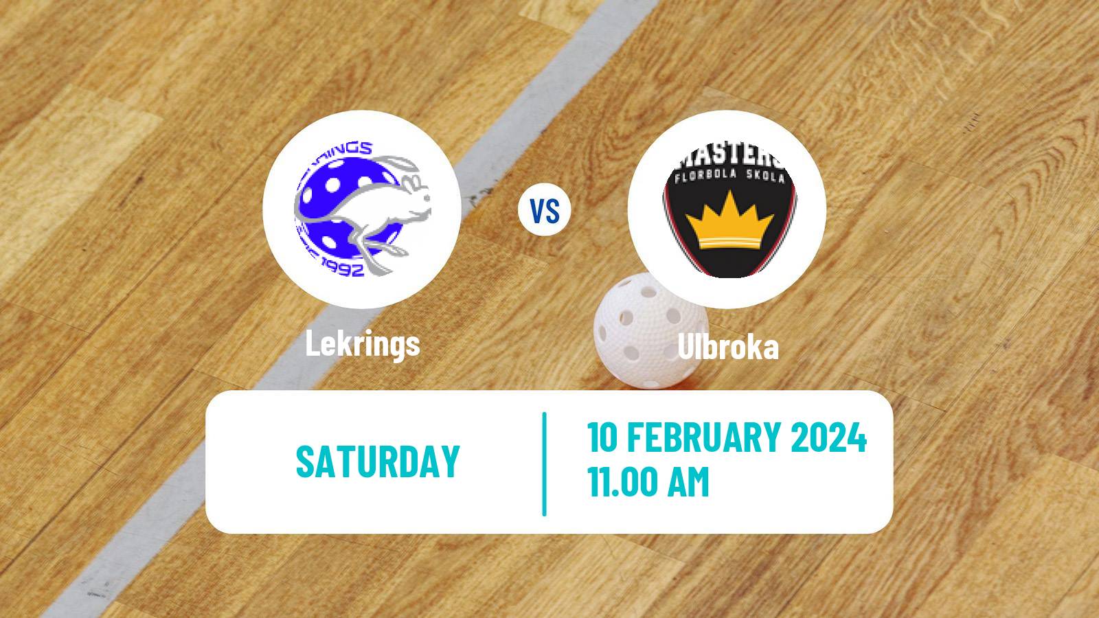 Floorball Latvian Elvi Liga Lekrings - Ulbroka