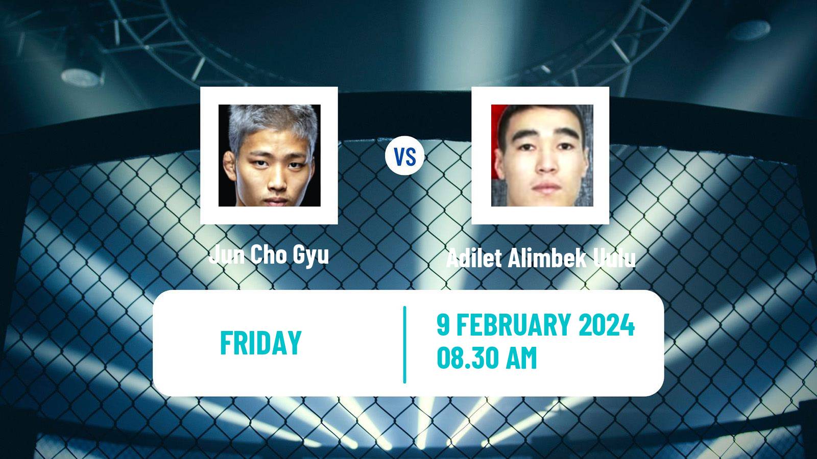 MMA Featherweight One Championship Men Jun Cho Gyu - Adilet Alimbek Uulu