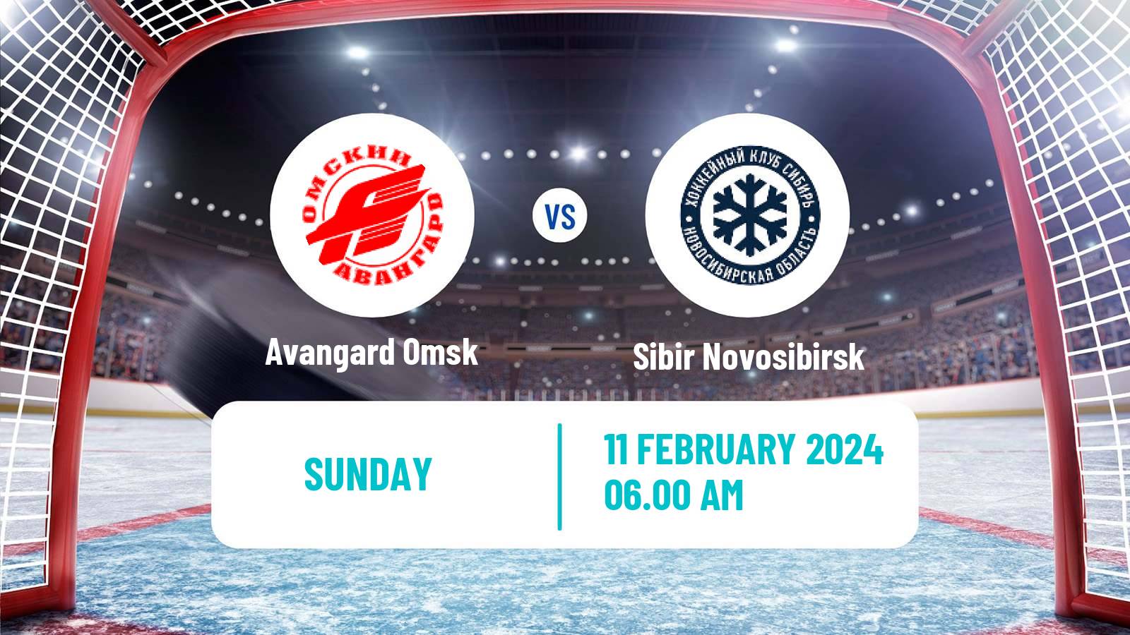 Hockey KHL Avangard Omsk - Sibir Novosibirsk