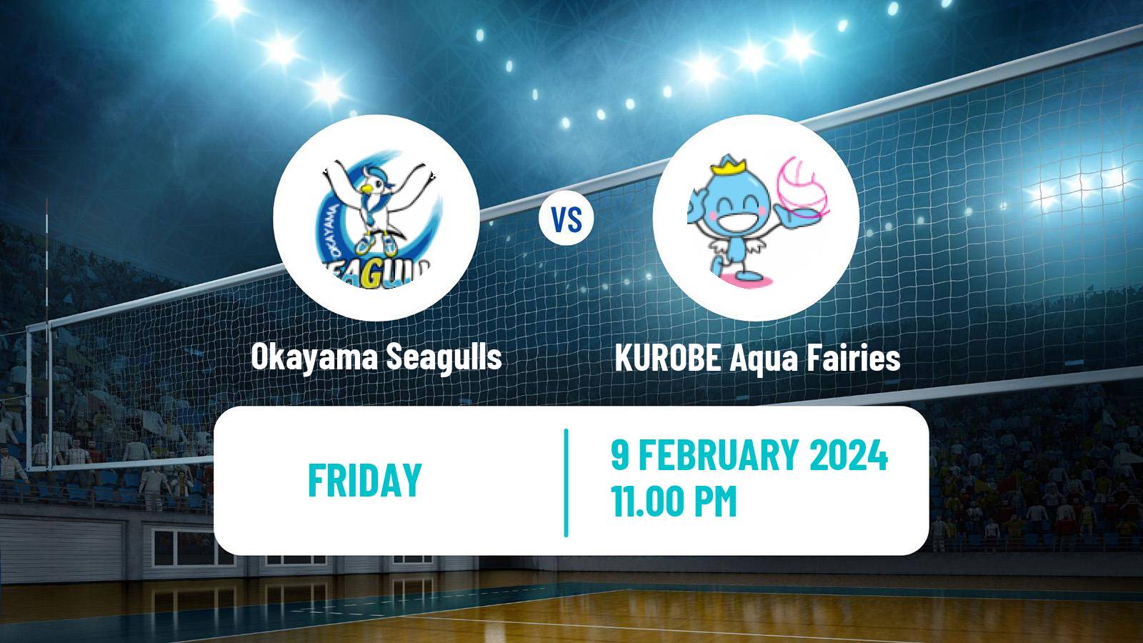 Volleyball Japan V Premier League Women Okayama Seagulls - KUROBE Aqua Fairies