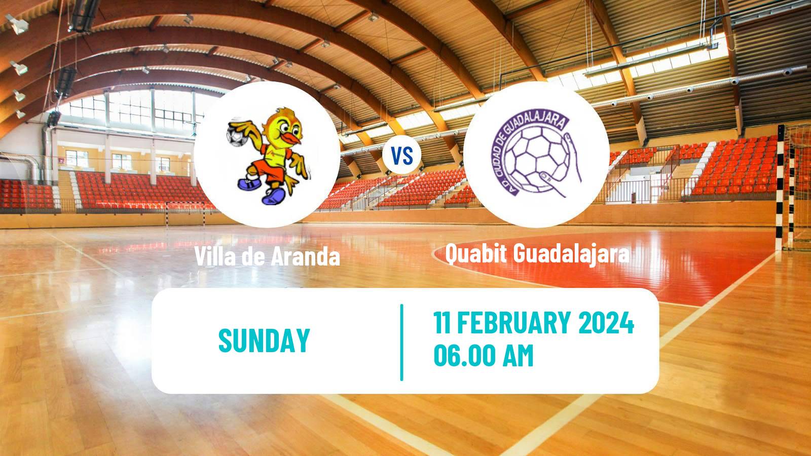 Handball Spanish Division de Honor Plata Handball Villa de Aranda - Quabit Guadalajara