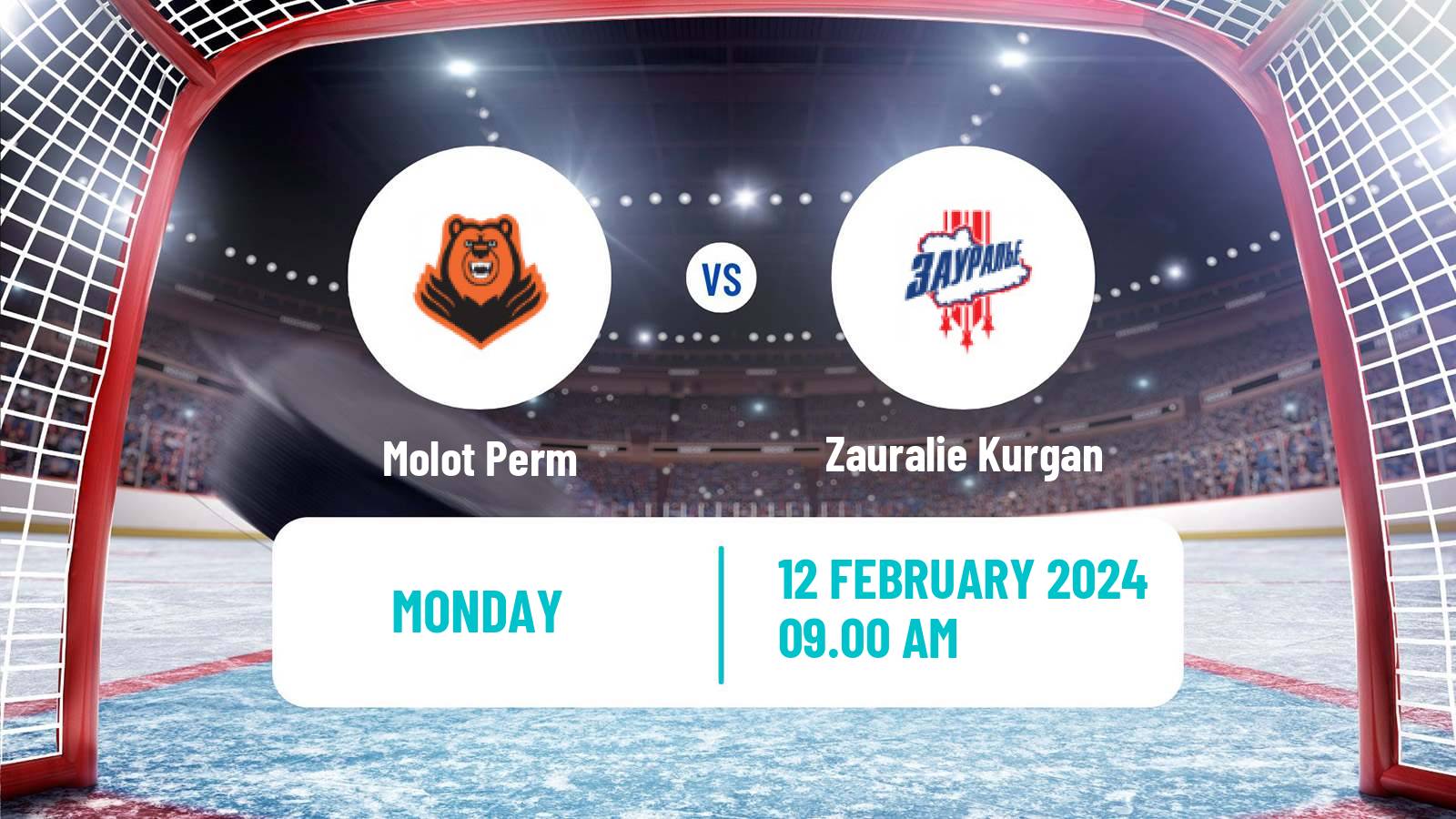 Hockey VHL Molot Perm - Zauralie Kurgan