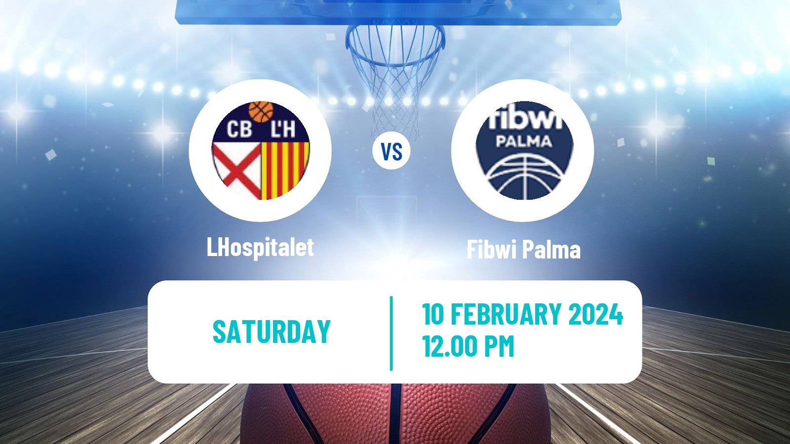 Basketball Spanish LEB Plata LHospitalet - Fibwi Palma
