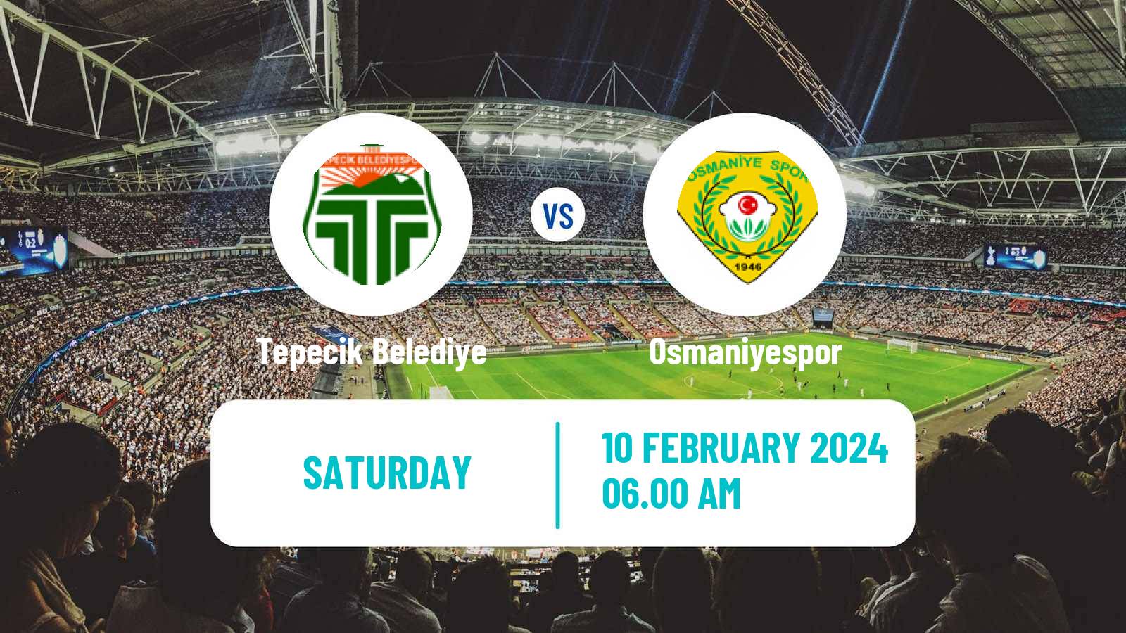 Soccer Turkish 3 Lig Group 3 Tepecik Belediye - Osmaniyespor