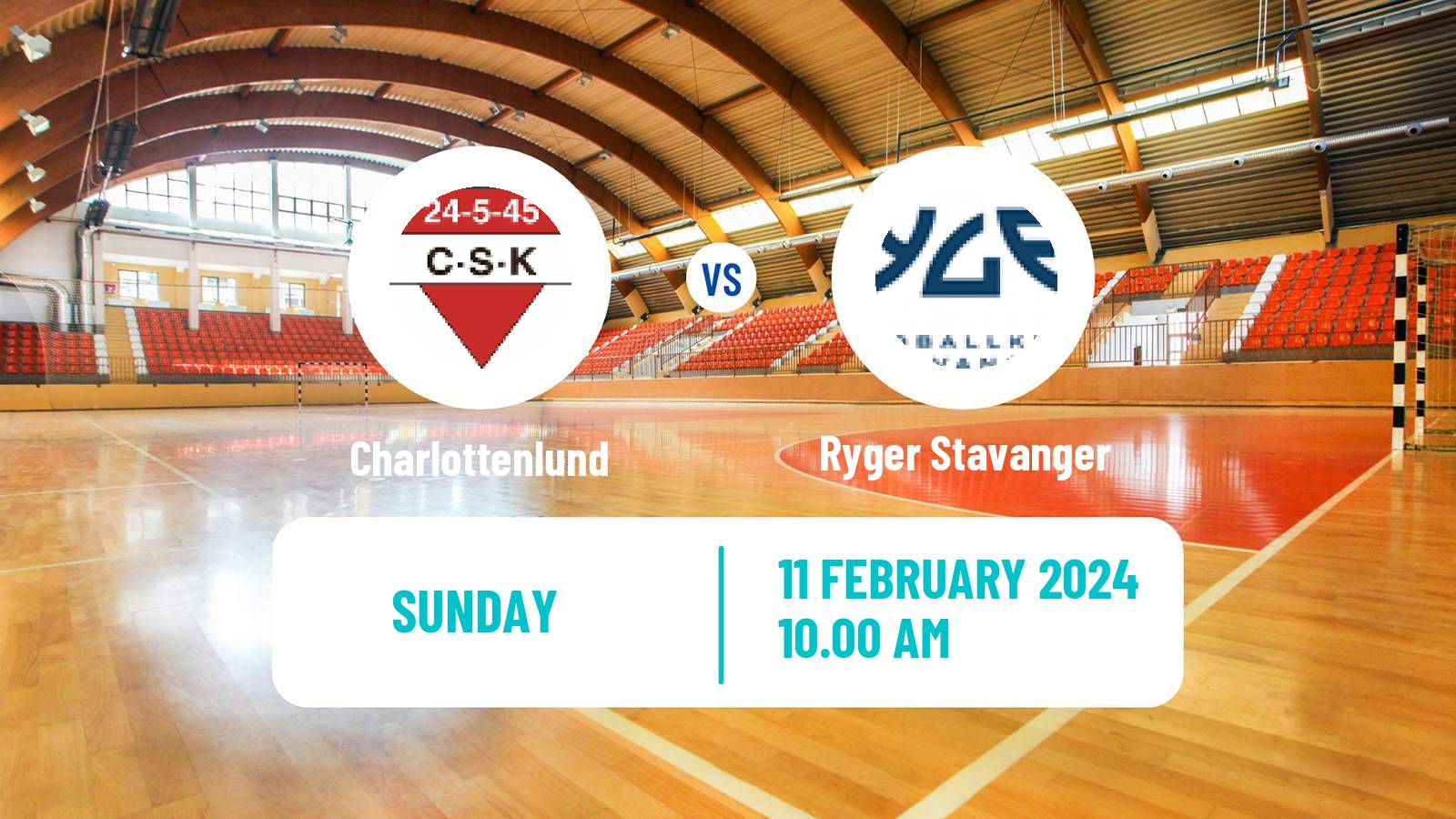 Handball Norwegian 1 Division Handball Charlottenlund - Ryger Stavanger