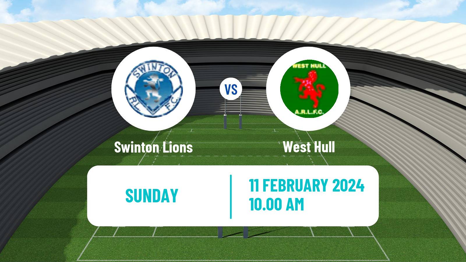 Rugby league Challenge Cup Rugby League Swinton Lions - West Hull