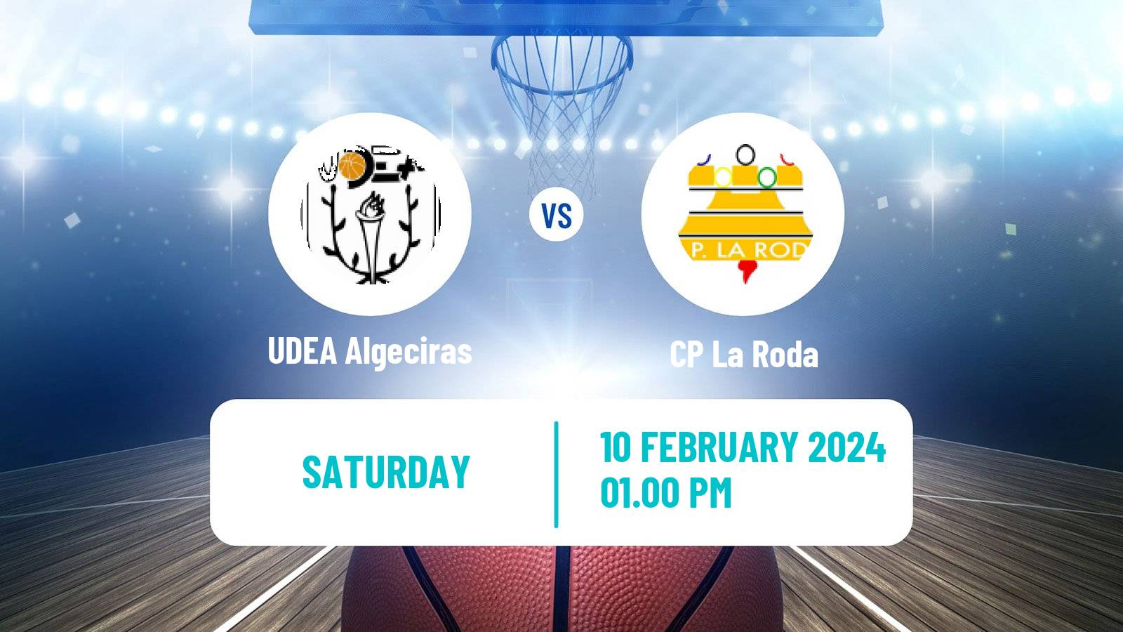 Basketball Spanish LEB Plata UDEA Algeciras - La Roda