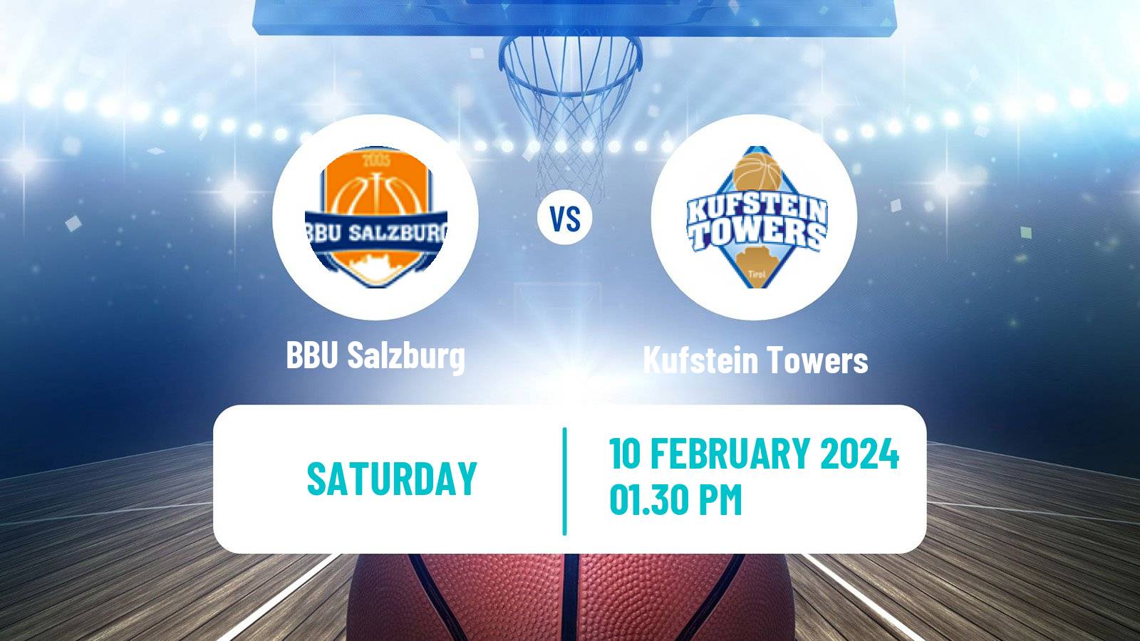 Basketball Austrian Zweite Liga Basketball BBU Salzburg - Kufstein Towers