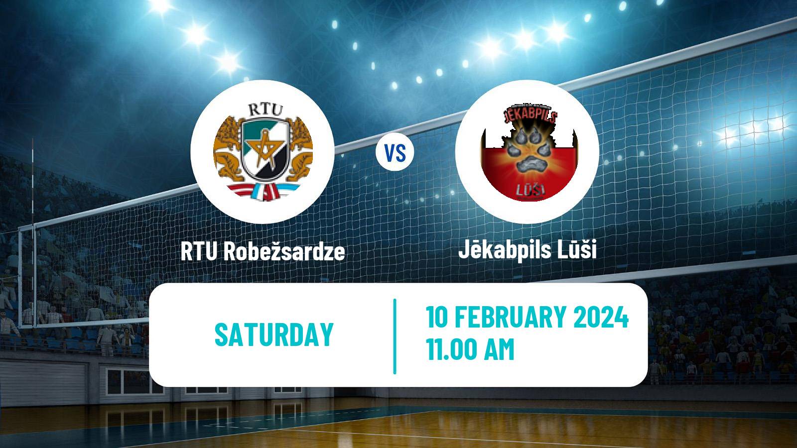 Volleyball Baltic League Volleyball RTU Robežsardze - Jēkabpils Lūši