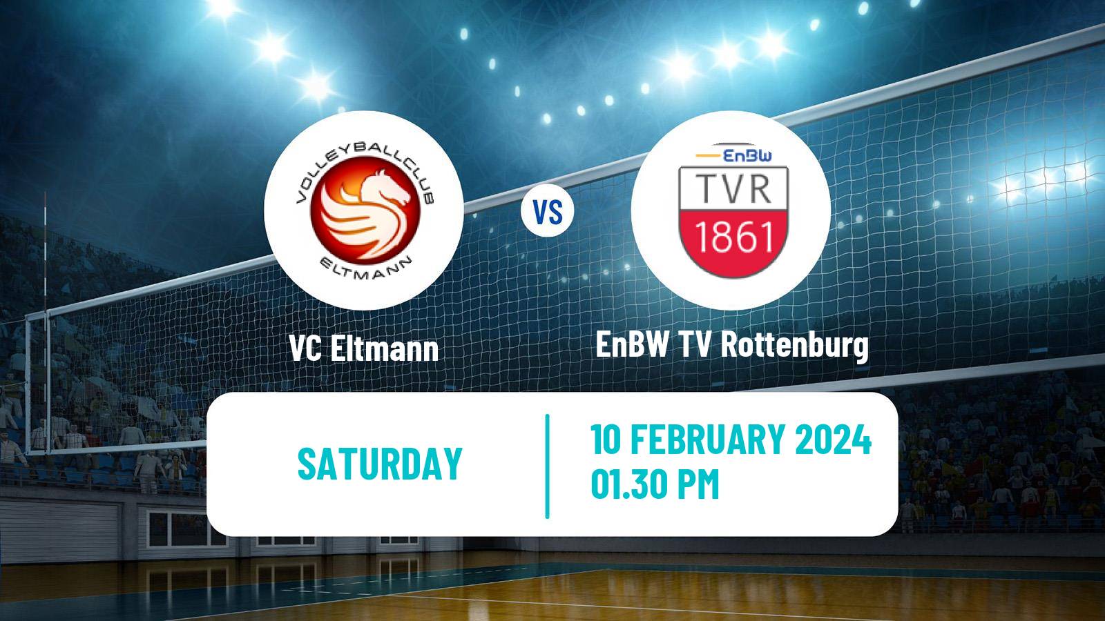 Volleyball German 2 Bundesliga South Volleyball Eltmann - EnBW TV Rottenburg
