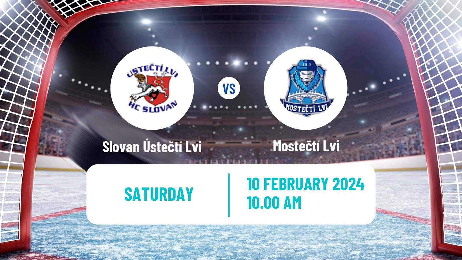Hockey Czech 2 Liga Hockey West Slovan Ústečtí Lvi - Mostečtí Lvi