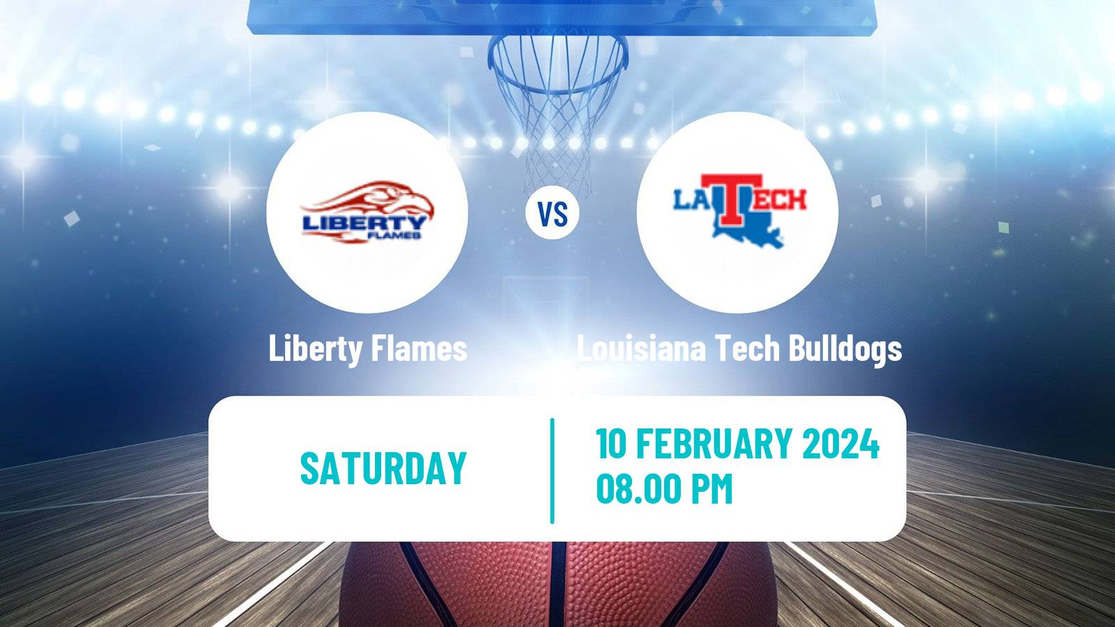 Basketball NCAA College Basketball Liberty Flames - Louisiana Tech Bulldogs