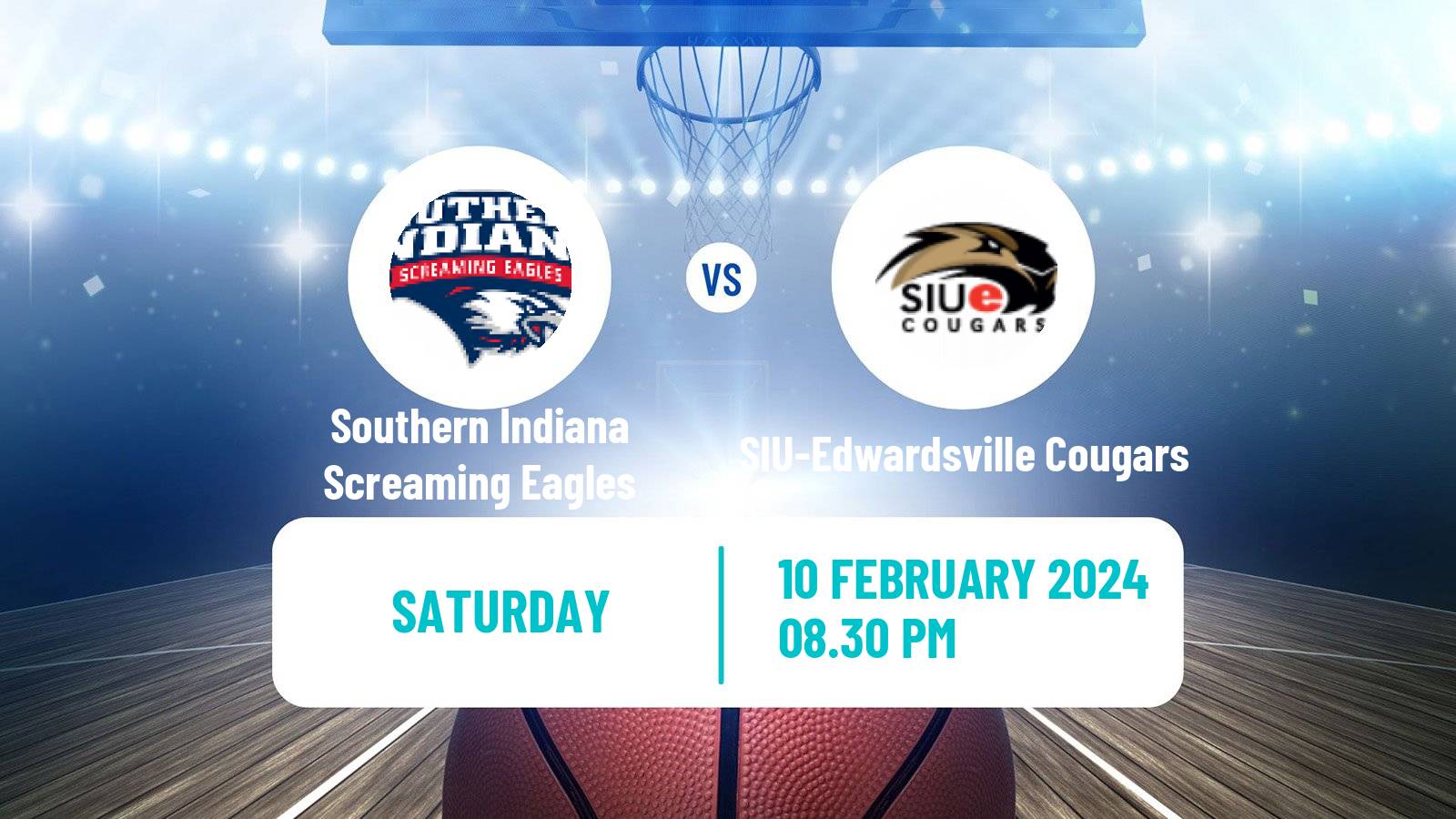 Basketball NCAA College Basketball Southern Indiana Screaming Eagles - SIU-Edwardsville Cougars