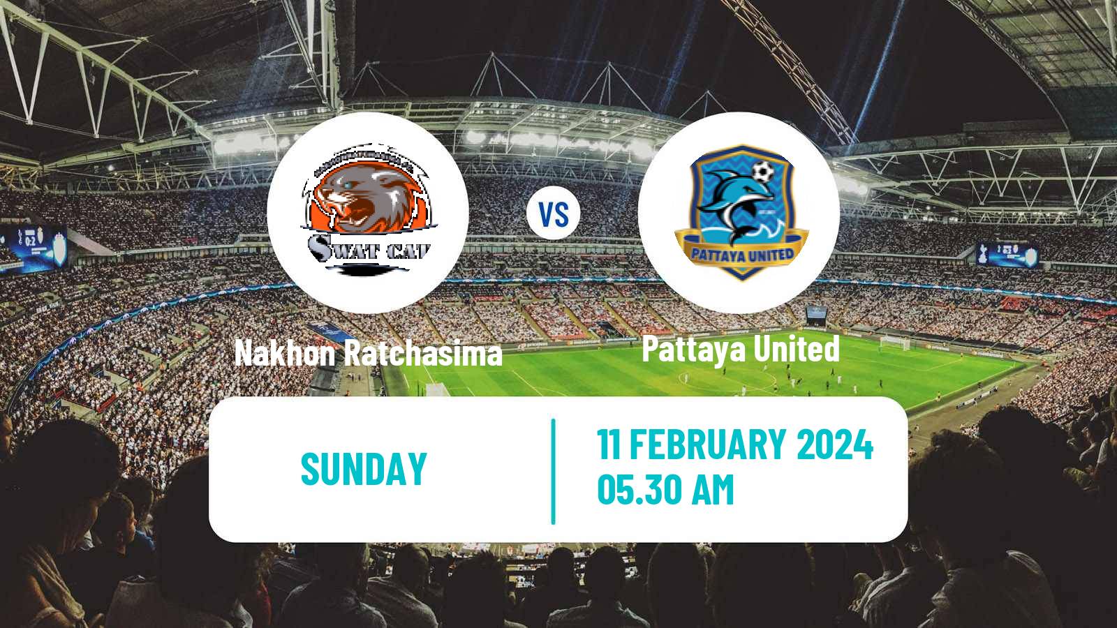 Soccer Thai League 2 Nakhon Ratchasima - Pattaya United