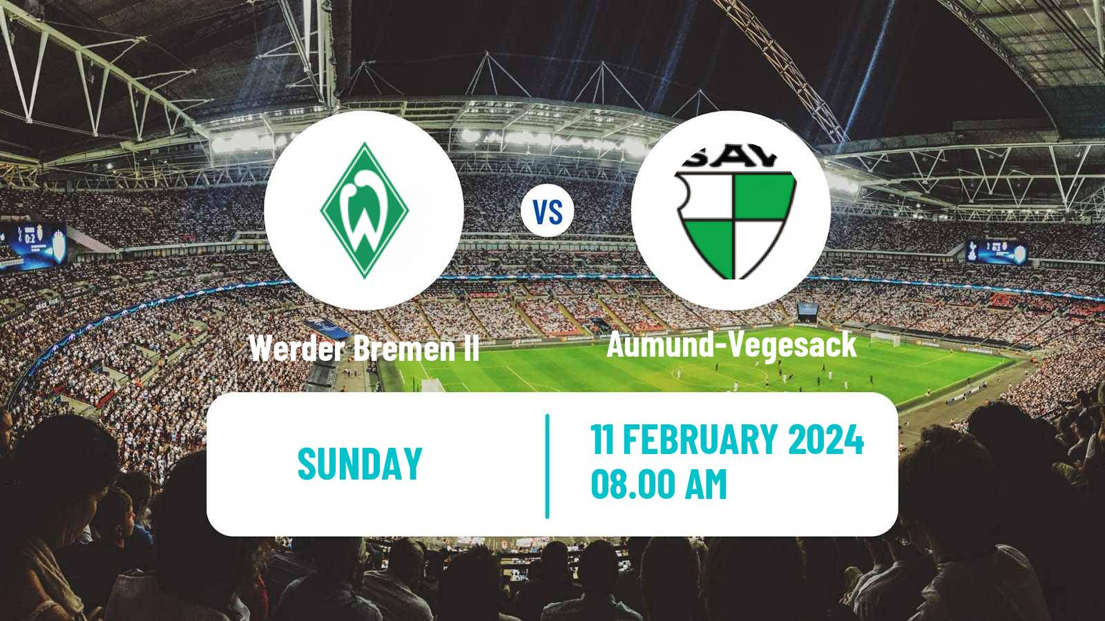 Soccer German Oberliga Bremen Werder Bremen II - Aumund-Vegesack