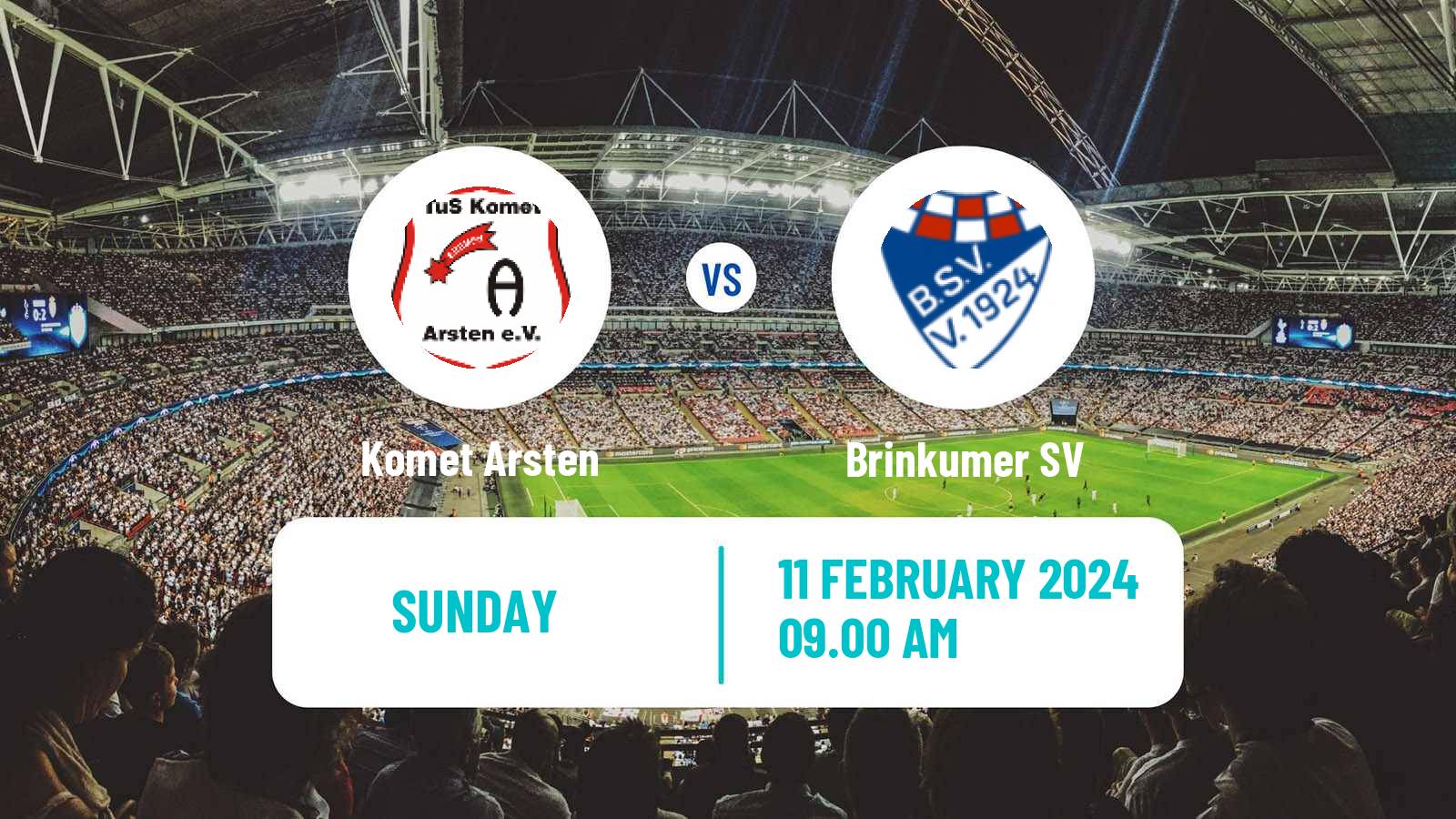 Soccer German Oberliga Bremen Komet Arsten - Brinkumer