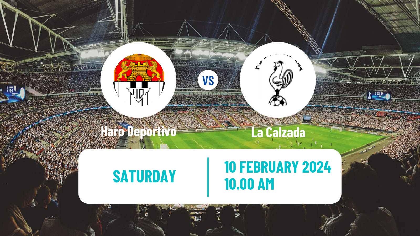 Soccer Spanish Tercera RFEF - Group 16 Haro Deportivo - La Calzada