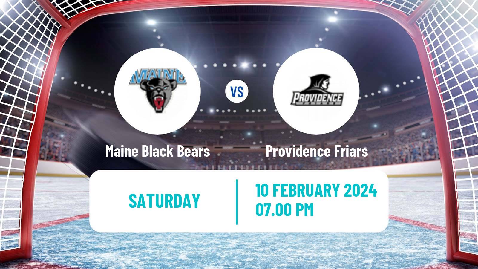 Hockey NCAA Hockey Maine Black Bears - Providence Friars